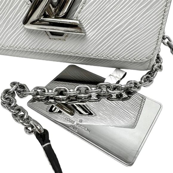 Louis Vuitton Twist Mini Twist Mini Bag Shoulder Bag Epi Electric White Silver - Picture 9 of 9